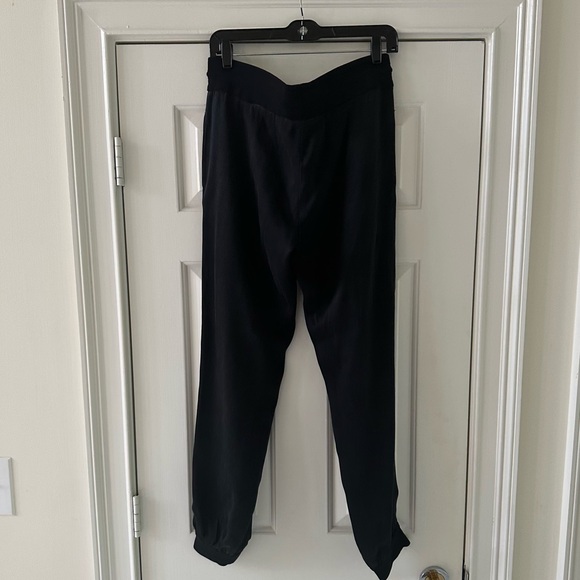 Dolce & Gabbana Silk Black Drawstring Joggers - Picture 8 of 11
